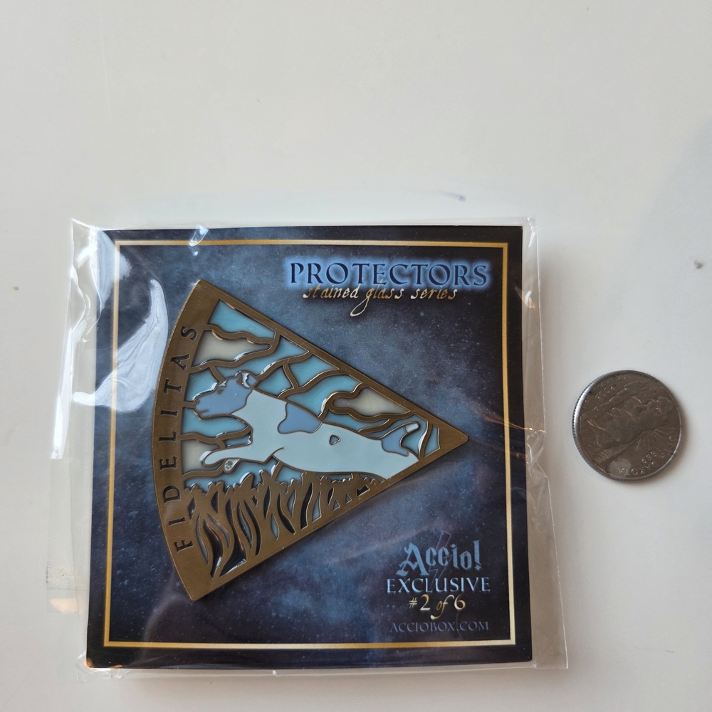 Accio Box / Magic Delivered Protectors #2 - Terrier Fidelitas Pin - Harry Potter